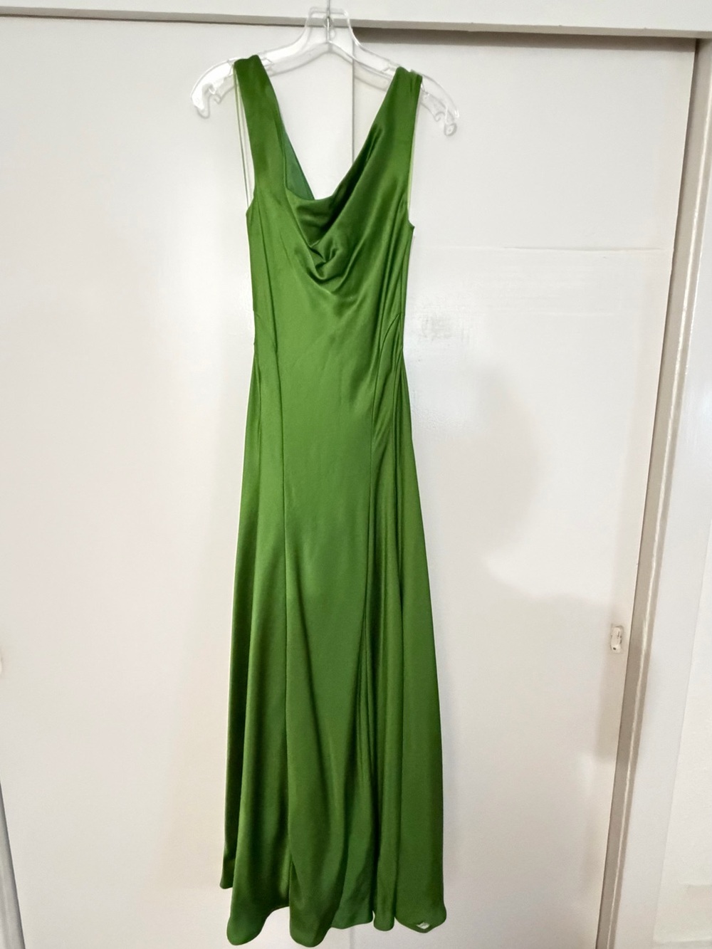 Anna Quan Keira Dress Satin Fern Green